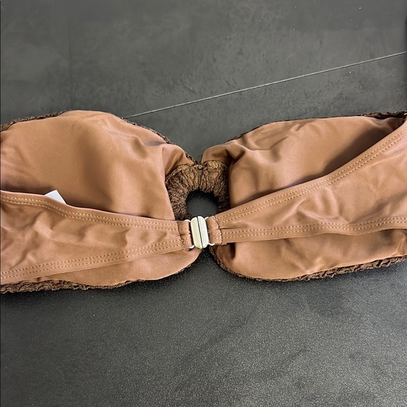 NWOT Brown Textured Bikini Set - Picture 7 of 8